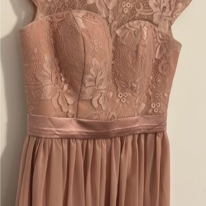 Dusty Rose Formal Dress
